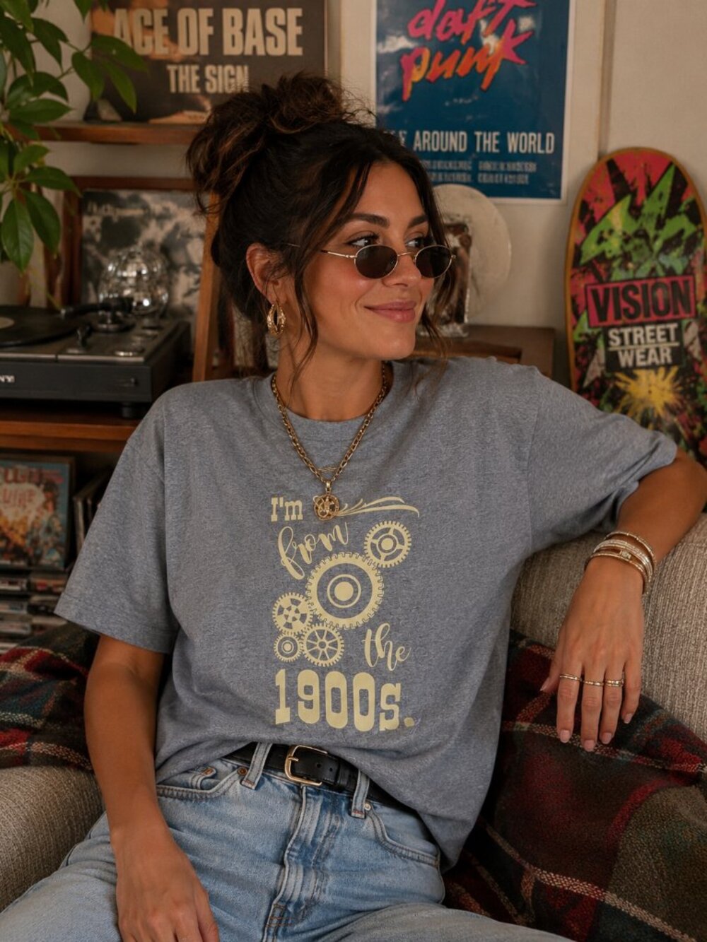I’m From the 1900s HATMAN ORIGINALS T SHIRT TEE MADE IN USA